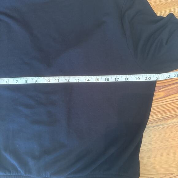 Beyond Yoga Overlapping Jumpsuit Sz XL Black Fleece Super Soft Roomy Drop Waist - Picture 11 of 16